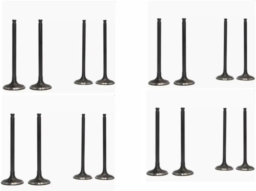 Motorcycle Inlet Outlet Intake Valve Exhaust Valve Stem Kit Fit For Honda CBR600 F2 1991-1994 F3 1995-1998 CBR600 SJR 1996 SE 1998(16pcs)