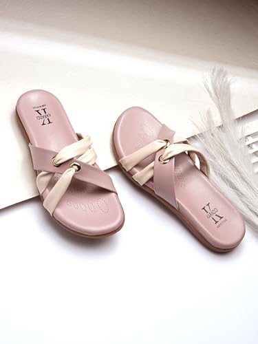 Image of Karaddi Doctor Sandals for Woman | Flats Women Stylish | Womens Sandals Flats | Slippers Orthopedic Footwear for Women Stylish Flat Sandal | Flat Fashion Sandal