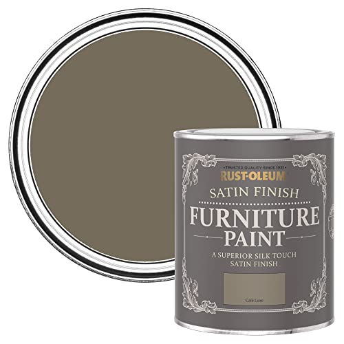 Rust-Oleum Light Brown Furniture Paint in Satin Finish - Café Luxe 750ml
