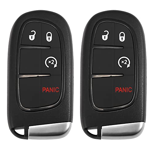 Llavero de repuesto para entrada sin llave de coche Dodge Ram 2500 3500 4 botones