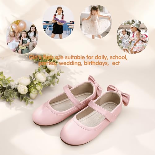 Image of PANDANINJIA Toddler Dress Shoes Flower Girls Ballet Flats