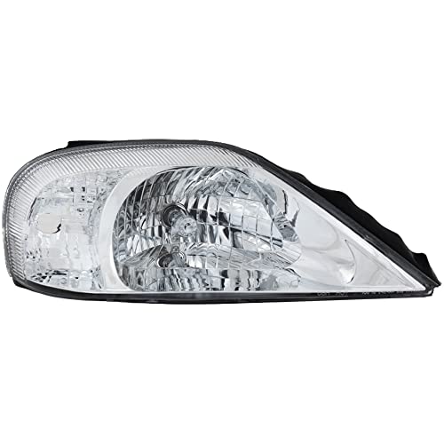 Evan Fischer Passenger Side Headlight for Mercury Sable 2000-2005 Halogen With bulb(s) Original Equipment On 00-02 Models Replaces# 3F4Z13008AA