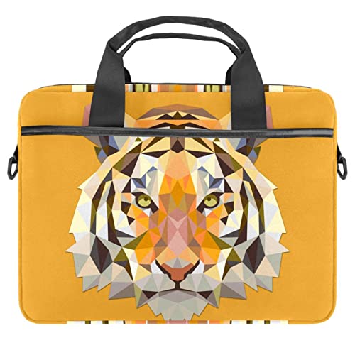 Sacoche portable 13 pouces à bandoulière housse PC 14 pouces sac Triangle Tigre