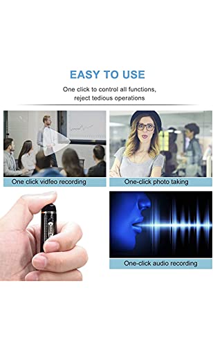 Image of Hidden Pen Camera Spy Pen Camera HD 1080P Clip On Body Camera Mini Camera Pen 32GB SD Card with Included Wonderful Spy Gadgets for Business and Conference