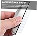 WOFASHPURET Stainless Steel Nail Cleaning Brush Heavy Duty Manicure Tool for Nail Scrubbing Versatile Use Kitchen Bathroom Easy to Store for All Ages