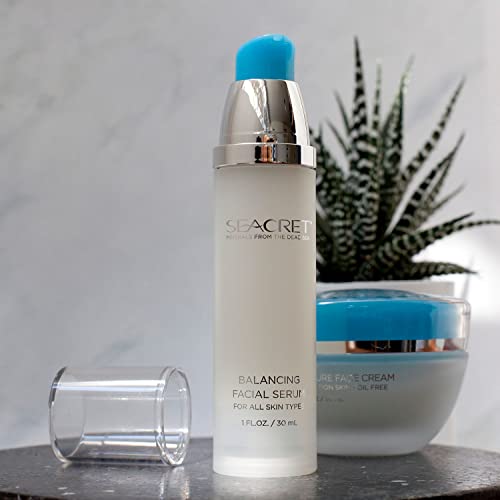 Seacret Face Serum - Balancing Facial Serum Enriched With Dead Sea Minerals, Improves Complexion And Boosts Skin Luminosity, 1 Fl.oz. #TOP2