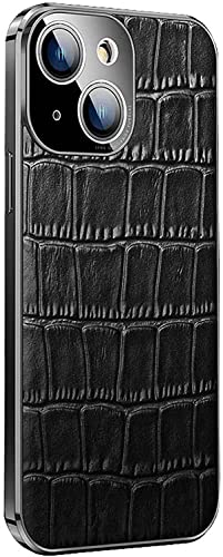Étui de téléphone en cuir GUMMMY pour iPhone 13 Mini antichoc noir