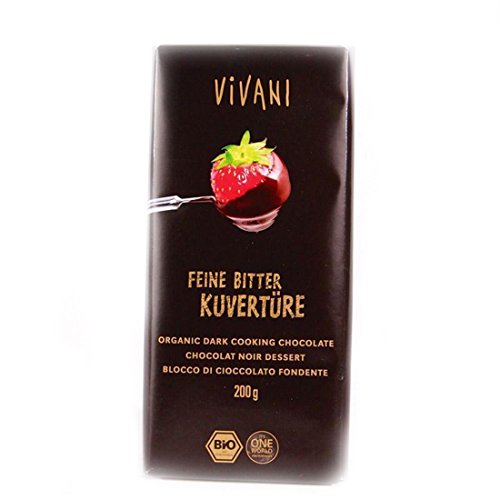 Vivani Organic Chocolate | Dark Cooking Chocolate | 2 X 200G