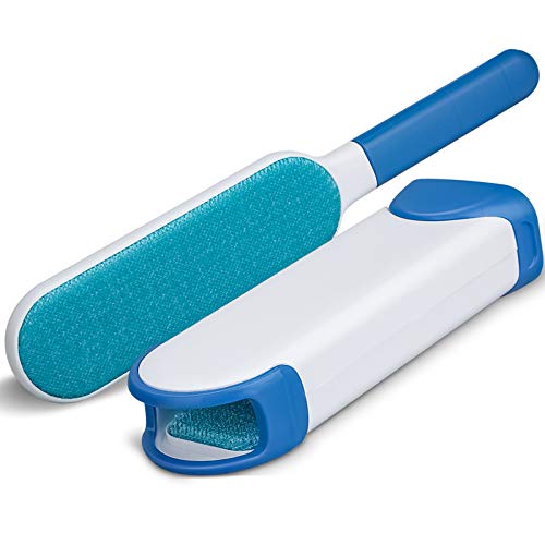 ペットブラシ ペット抜け毛クリーナー 犬猫抜け毛掃除用ブラシ 毛玉清潔 粘着式クリーナー トリミングブラシ両面使え 衣類 ソファー 寝具 車内対応 毛取りクリーナー