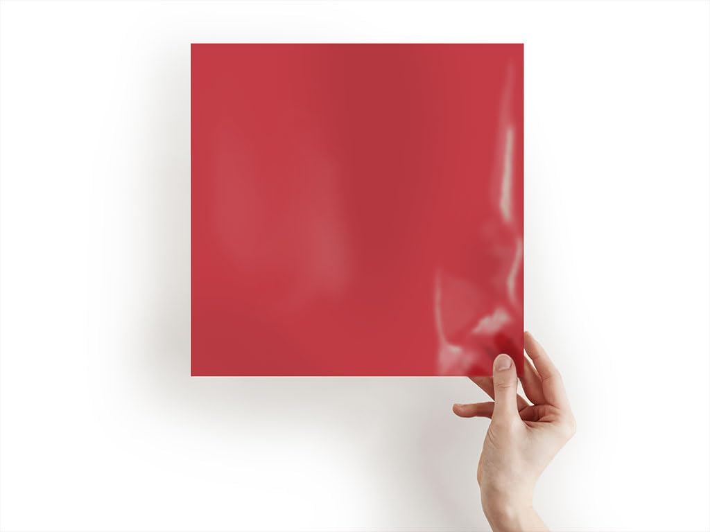 ORACAL 8500 Series Translucent Calendered Film in Red 031-12" x 10ft - Satin Finish Vinyl Sheet Roll for Decals, Signs and Graphics
