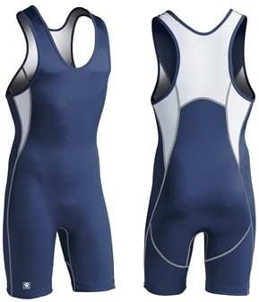 Brute Rogue AVT Wrestling Singlet - SIZE: XX-Large, COLOR: Royal/White [Misc.]