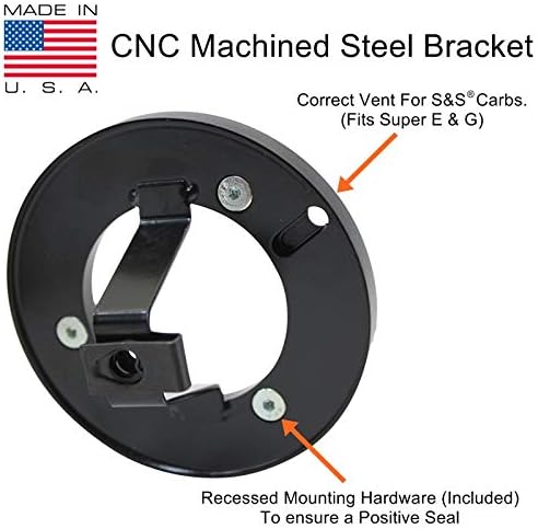 Miniatura 7 de TC Bros. Limpiador de aire con listones cromados para carbohidratos S&S Super E & G