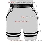 Damen Punk Leder Harness,sexy unterkörper,bein,outfit,strumpfband,gotisch sexy gürtel,taille