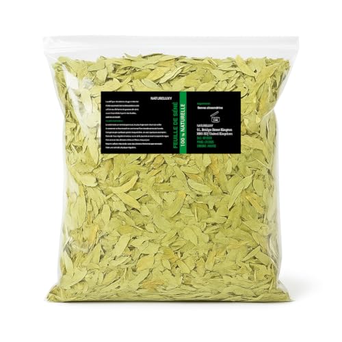 Natureluxy Feuilles de Séné 250g | 100% Naturel & Pur | Cassia angustifolia | Format Découverte | Qualité Premium