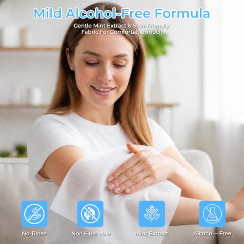 Image of 56 Pc Disposable Cooling Wipes, Individually Wrapped Towels for Sports, Gym