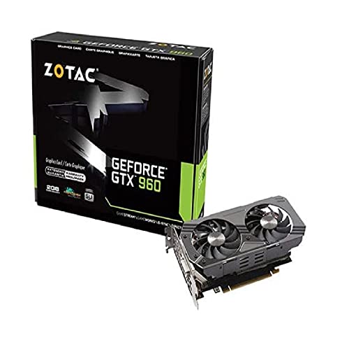 Zotac GeForce GTX 960 2GB DDR5 128B 1177-1240/7010 HDCP Three DP HDMI DV Video Card ZT-90301-10H