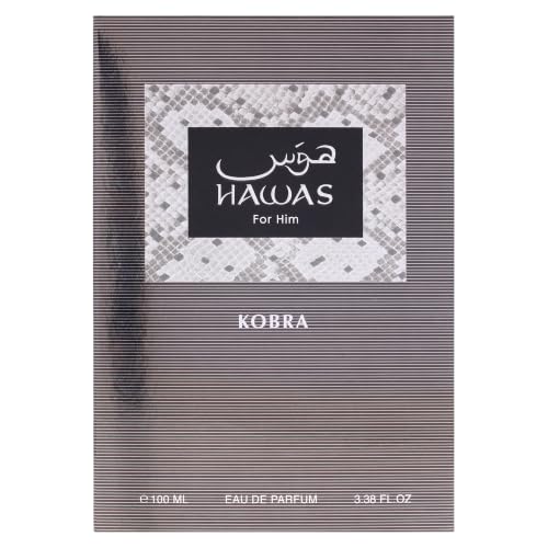 RASASI Hawas Kobra | Citrus, Spicy, Woody, Amber - Eau de Parfum Spray Long-Lasting Fragrance for Men, 3.38 Ounce / 100 ml - Image 6