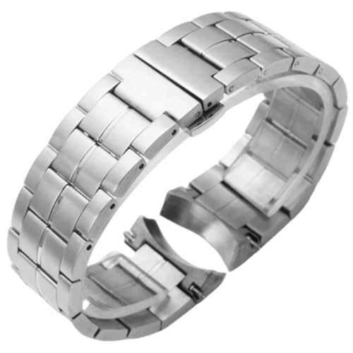 Bracelet 22mm acier inoxydable courbe argent pour remplacer T-Classic