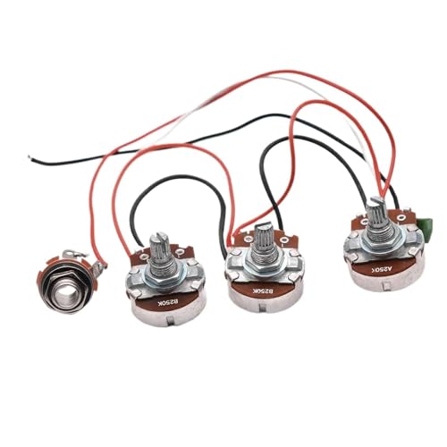 Amazon.co.jp: ベース配線ハーネス 配線済みキット 250K ポット 2