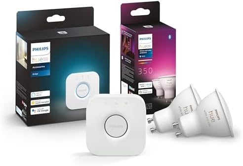 Philips Hue White and Color Starterkit (E27, 2 lampen, met
