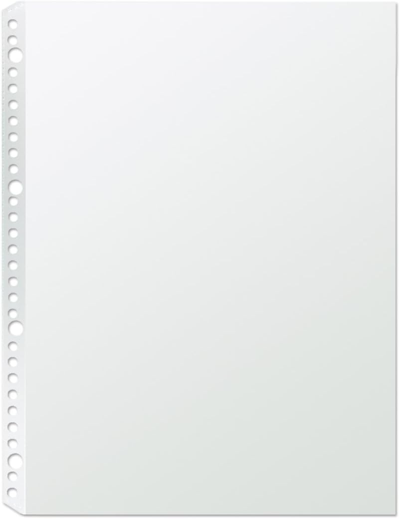 Plus Transparent A4 Refill, 1 Pocket, 2/4/30 Holes, 300 Sheets, 100 Sheets x 3, 87-600 x 3
