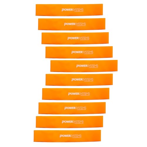Power Systems Versa Loop Resistance Bands, 10-Pack – Color-Coded Exercise
