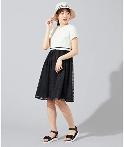 Amazon 組曲 キッズ Kumikyoku Kids 150 160cm プチマーガレット ワンピース ブラック系5 160 ワンピース チュニック 通販