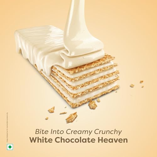 Image of LuvIt. Chocwich White Crispy Wafer Chocolates | Crunchy & Delicious | Bars (400 g)