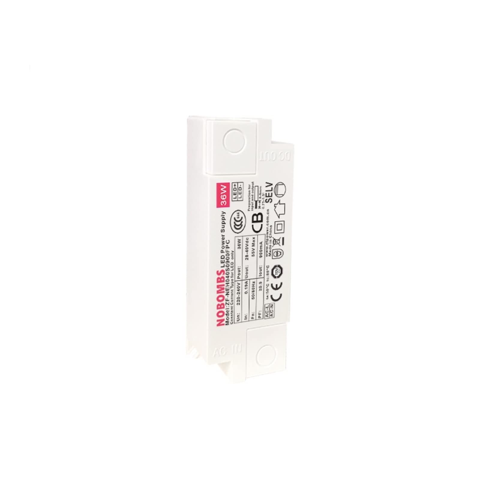 Alimentation de pilote de LED isolée FPCF 30-36W transformateur stroboscopique