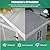 Seizeen 6x4.4ft Resin Shed with Floor, Waterproof Outdoor Plastic Shed w/Lockable Doors, Window & Vents, Outdoor Storage Shed for Storing Lawn Mower, Patio Furniture, Tools, Bike (Light Gray)