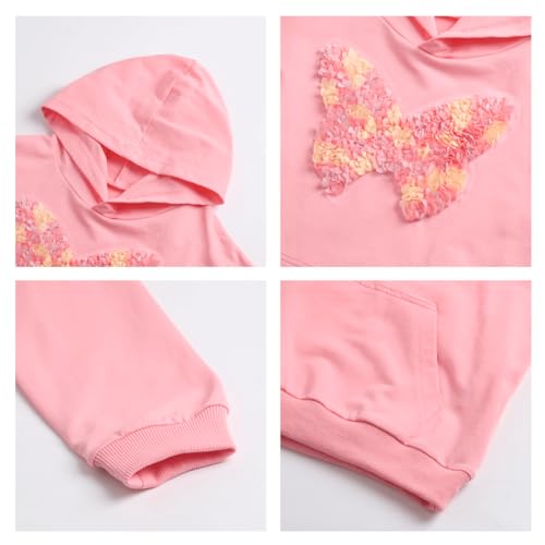 Image of WELAKEN Sweatshirts for Girls Toddler & Kids II Little Girl's Pullover Tops Sweaters & Hoodies