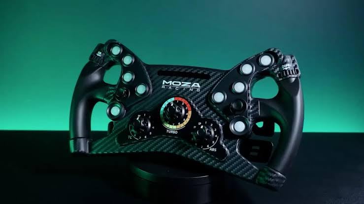 Image of MOZA RACING KS Wheel - Compact and High-Precision Steering Wheel for an Immersive Racing Simulator Experience