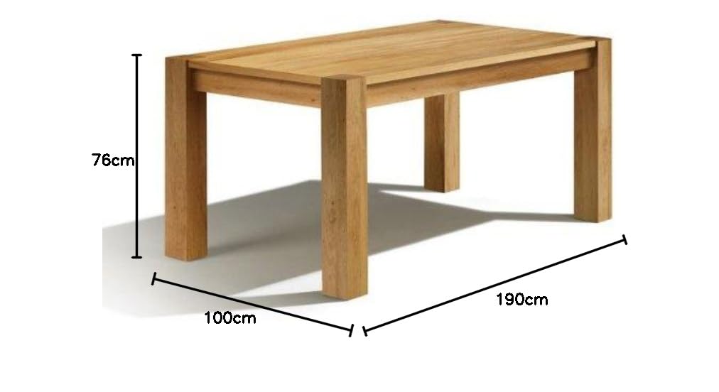Arica Tavolo da Pranzo, ontano, Estrazione: 90 cm