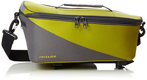 Racktime 561261 Unisex – Erwachsene Talis Gepäckträgertasche, green, 37x23x18cm