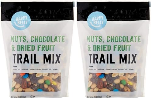 Amazon Brand - Happy Belly Nuts, Chocolate & Dried Fruit, Trail M...
