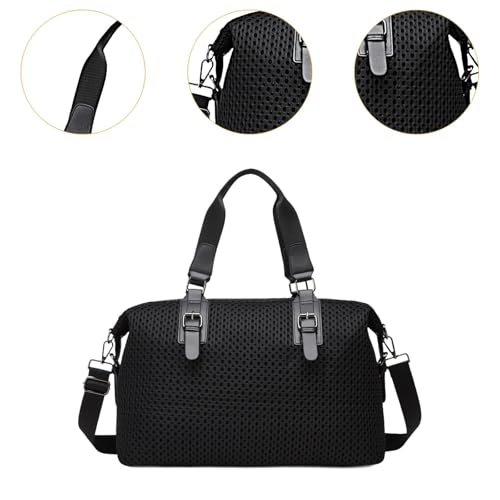 Generic Travel Duffel Bag Overnight Tote with Luggage Strap Workout3