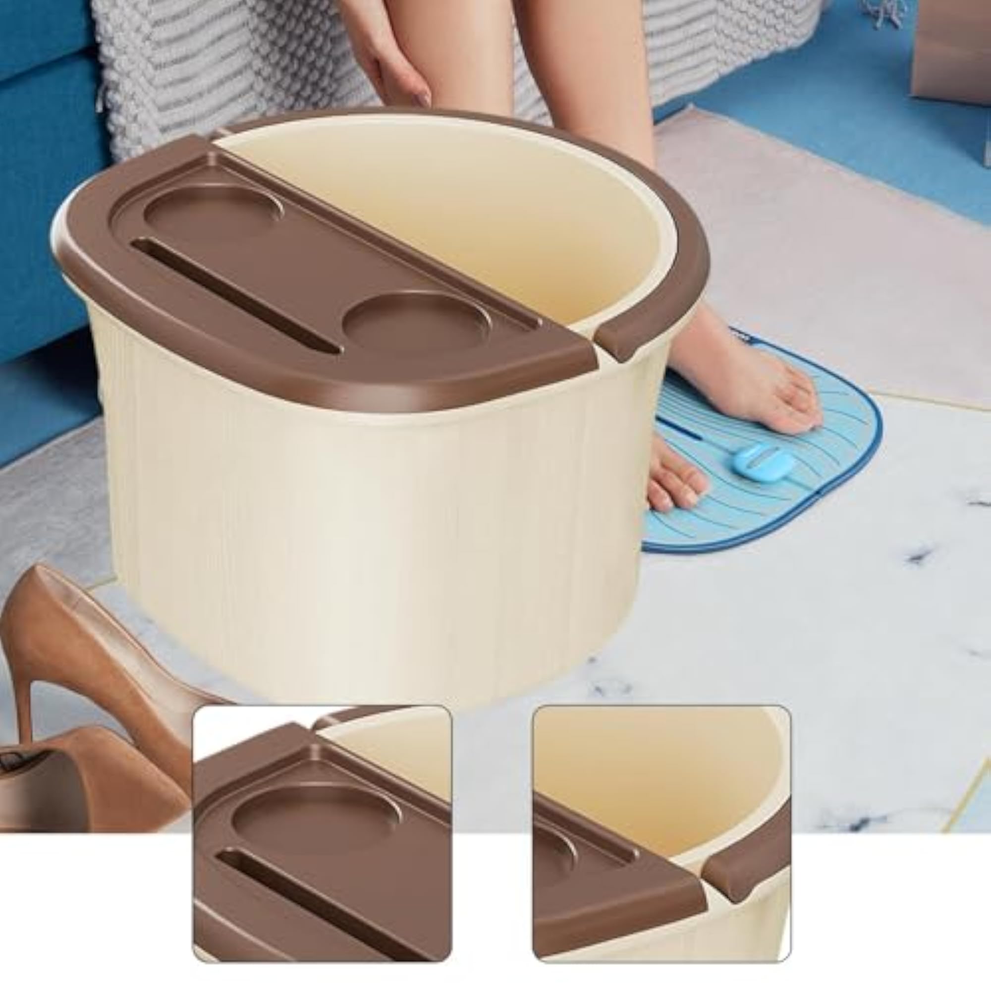Foot Bath Soak Tub Multifunctional Feet Bath Basin for Camping