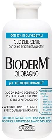 Bioderm Olio Bagno - Olio Doccia Delicato per Pelli Molto Secche, Sensibili e Particolarmente Impoverite - Idrata Deterge Nutre - Profumo Delicato - Ideale per Neonati, Bambini, Adulti, Anziani -500ml