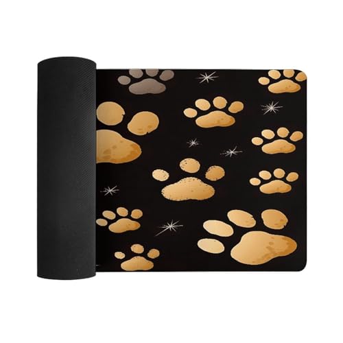 Mousepad protector de escritorio grande de goma 30x60 cm miniatura 3