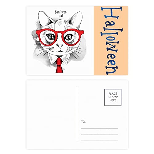 Cartes postales de remerciement chat lot de 20 pour amoureux d'animaux