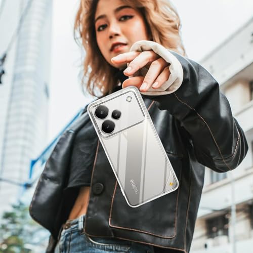 Image of Jkobi Realme P4 (Clear Shockproof Case with Camera Protection | Soft and Flexible | Transparent)