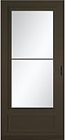 Larson 370-85 Midview Brown Storm Door 34x81 Inch Retractable Screen Secure Lock