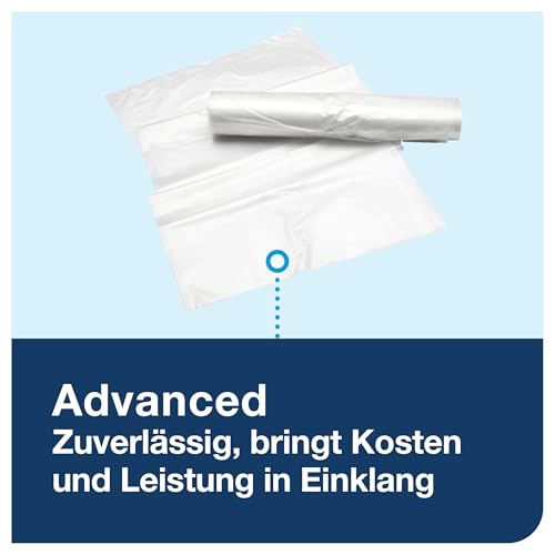 Tork 563008 Abfallbehälter B1 - Stabiler 50L Mülleimer in ansprechendem Elevation Design in Schwarz - ohne Deckel - Mülleimer Abfallsammler Flexibel Montierbar