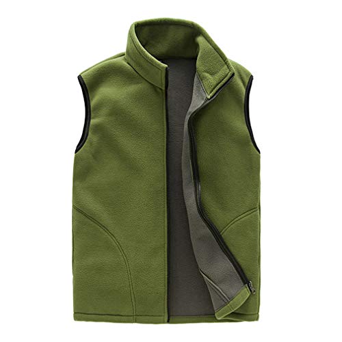 Mens Ladies Body Warmer Sweater Fleece Mid Layers Vest Gilet Zip Up Coat for Outdoor Running Winter Cycling and Hiking Coat
