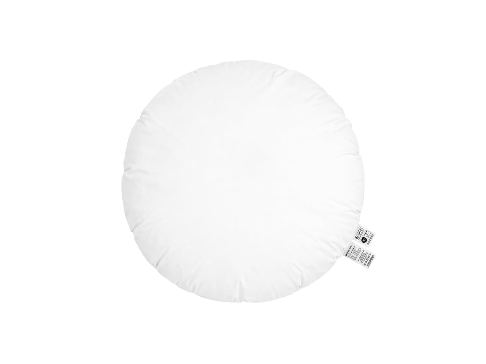 beties - PublikFree - Rundkissen Ø 50 cm – 320 g Faserbällchen – tierfreies Premium Innenkissen & Kissenfüllung – Baumwoll Inlett waschbar – Sofakissen rund – weich & bauschig