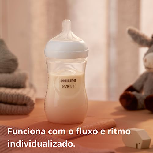 Mamadeira Pétala 3.0 260ml Transparente