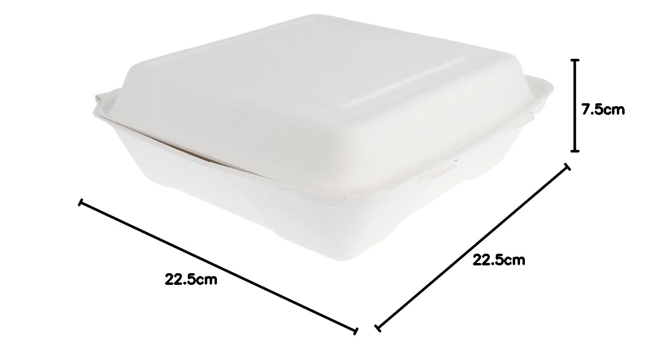 García de Pou 150.99 Bionic Conchas L, 22.5 x 22.5 x 7.5 cm, 50 unidades, Blanco