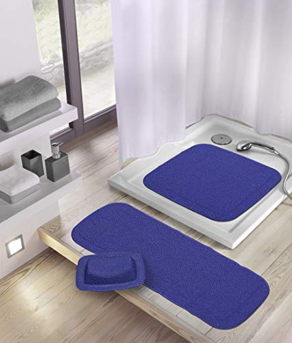 Kleine Wolke Java-Plus Bath mat, Royal Blue, 36 x 92 cm