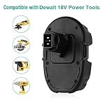FirstPower 4.0Ah 18V DC9096 DC9098 Replacement Battery - Compatible with Dewalt 18V XPR Cordless Power Tools DC9096…