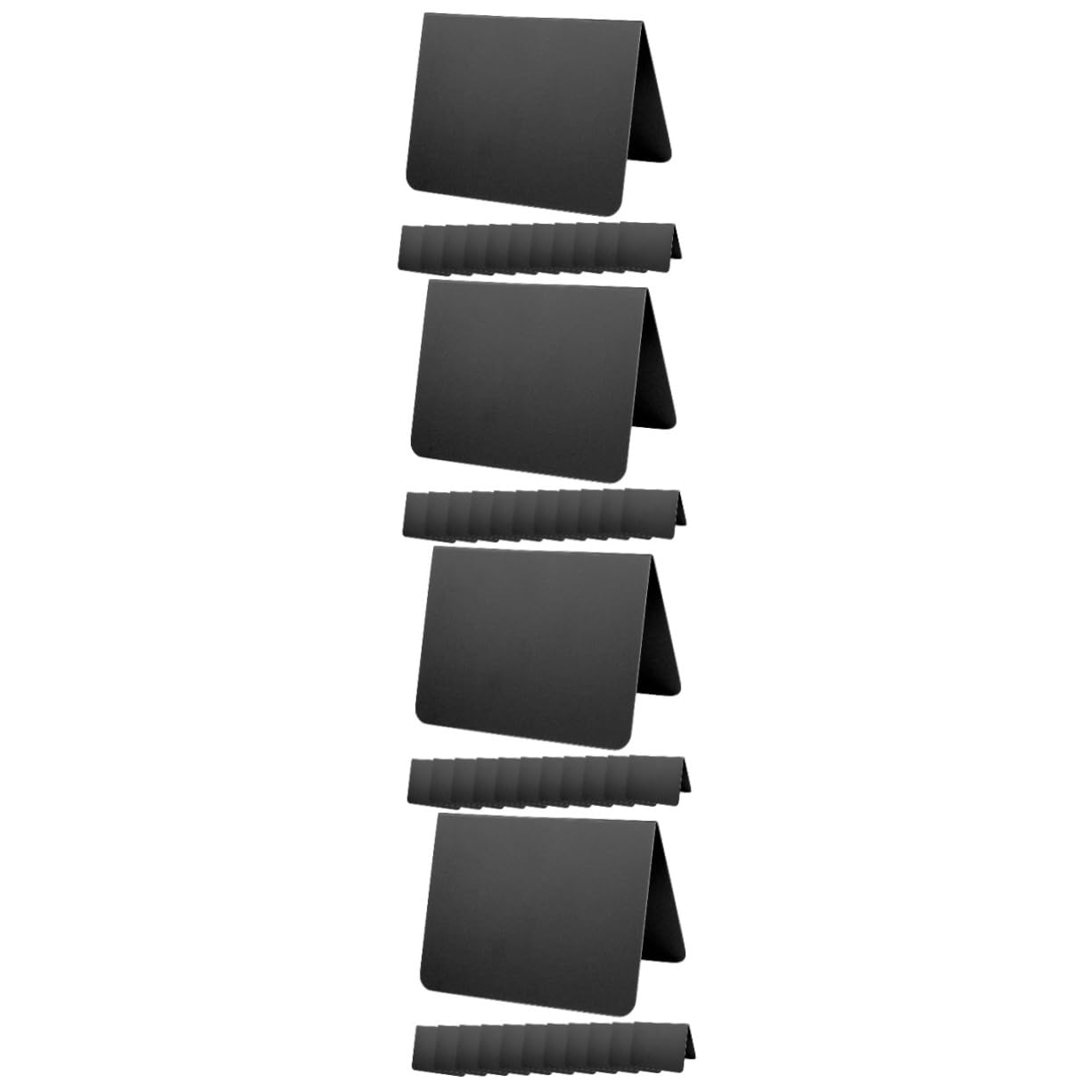 HOMSFOU 4 Set Lavagna Mini Tavolo Segnaposto Cancellabile E Riutilizzabile Design Elegante E Leggero Per Messaggi Caffetteria E Ufficio Lavagna Stand Per Comunicazioni 10 Pezzi*4